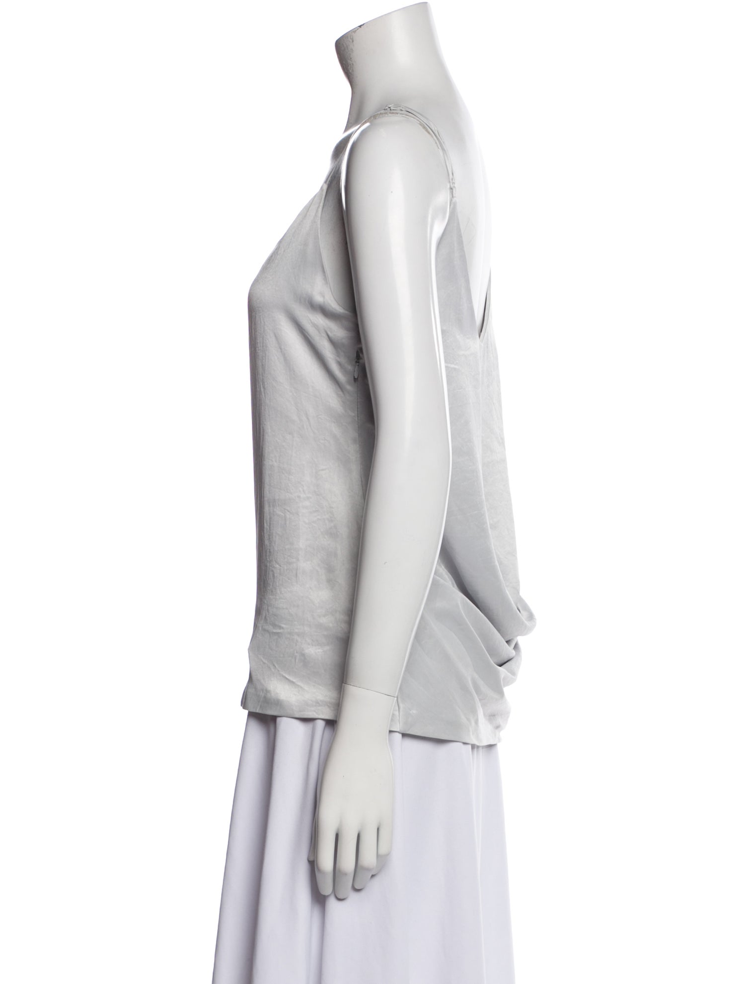 Helmut Lang Scoop Neck Sleeveless Top